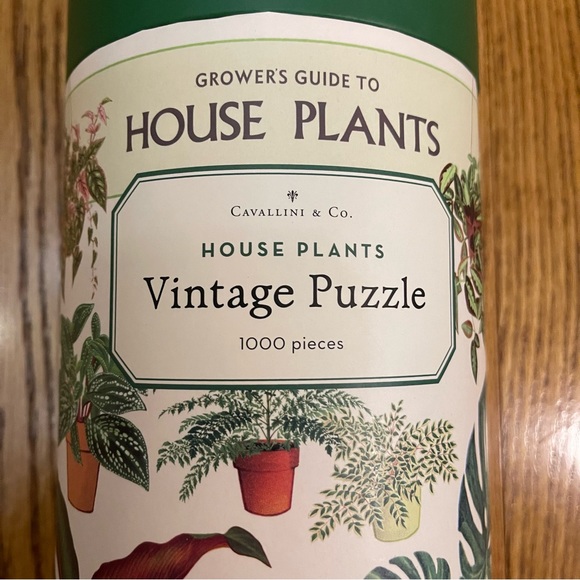 1000 Piece Vintage Themed House Plants Puzzle by Cavallini & Co. - Picture 7 of 13